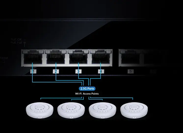 Коммутатор D-Link 8-портовый 2.5G Мульти-Гигабитный Photo 8