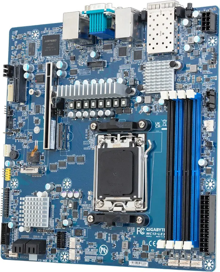 Pamatplate Gigabyte MC13-LE3, AMD mikroshēma, AM5