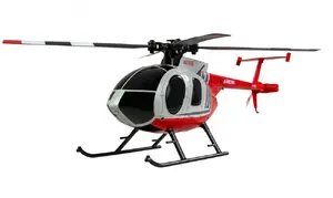 RC helicopter Amewi MD500 replacement Li-Po battery 350 mAh, silver/red