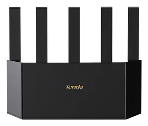 Tenda TE3L v1.0 BE3600 bezvadu rūteris Tīkls Gigabit Ethernet Divkāršā frekvenču josla (2.4 GHz / 5 GHz) Melns