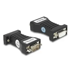 DeLOCK 64315 Serial Converter Repeater Isolator RS-232 Black 33x63x17mm