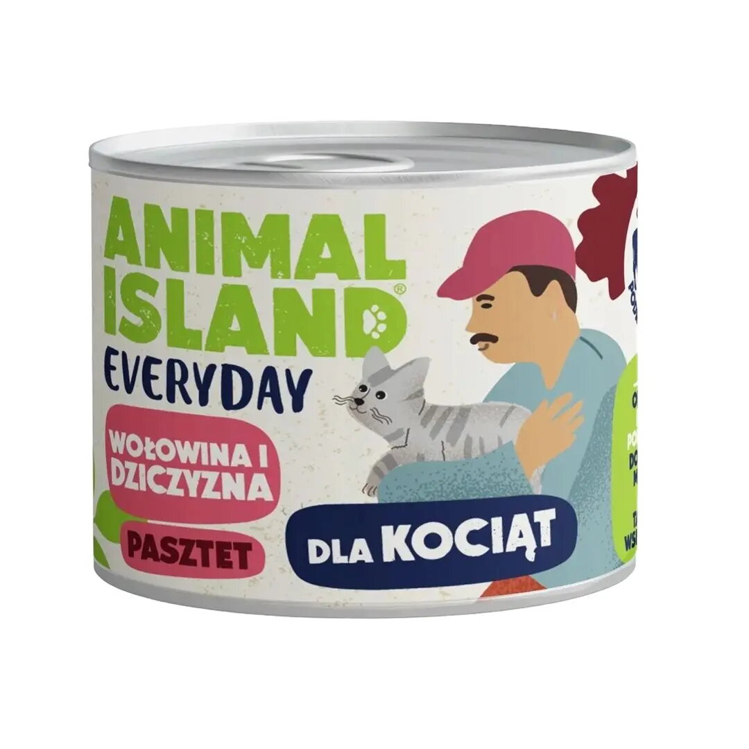 Mitrs kaķēnu barība animal island Everyday
