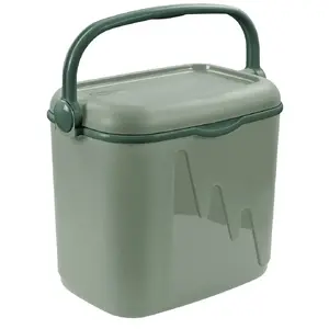 Portable cooler Curver 262266 — 32 L insulated travel refrigerator, green, polypropylene, 410×333×498 mm