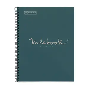Writing notebook Maul A613237 A4 hardcover 80 sheets 80 g/m² squared blue