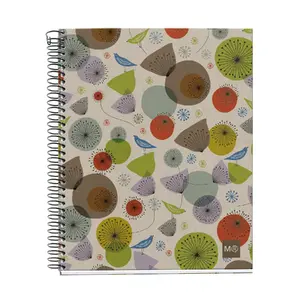 Writing notebook Maul A246399 A5 hardcover 120 sheets 80 g/m² squared multicolour