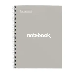 Writing notebook Maul A466282 A4 80 sheets 90 g/m² squared paper grey hardcover