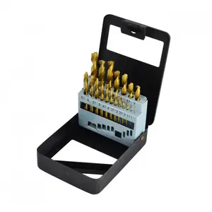 Drill bit set AWTools AW42319 — 19 pieces, pack weight 580 g