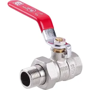 Кран шаровый Perfexim WZ DN20 со штуцером, усиленная ручка PHA-005/R G3/4 PN30 DN20
