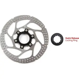 Brake Disc Clarks C-CL 180 mm, Centerlock Mount, Lockring for Quick Release, Silver