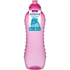 Dzeramā pudele sistema Twist 'n' Sip 620 ml rozā — atkārtoti izmantojama