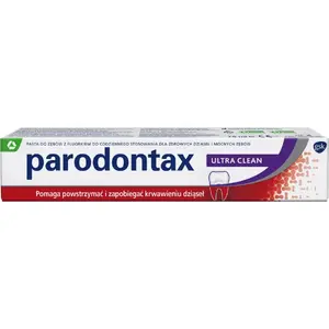 Zobu pasta parodontax Ultra Clean 75 ml — novērš smaganu asiņošanu