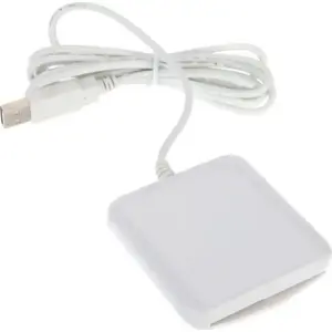 Viedkaršu lasītājs Philips DNI ID Card Reader PC/SC/CCID ISO7816 USB (SIM) balts
