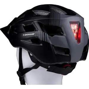 Bicycle Helmet DUNLOP MTB with 6x LED R.M, model 266916 Vict