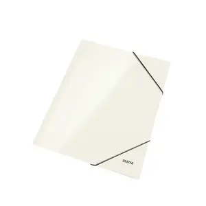 Leitz WOW Polypropylene PP Metallic White A4 241mm 310mm
