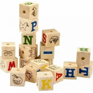 Wooden Chew Blocks for Small Rodents Duvo+ Zabawka Gryzoń (natural wood toy)
