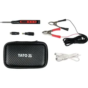 Portatīvs digitālais lodāmurs YATO YT-82490, 65W, saderīgs ar T12 uzgaļiem, rokas ierīce