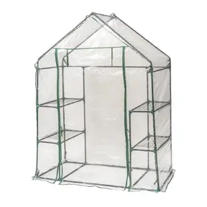 Siltumnīca Dedra N04730 PVC 143×73×195 cm — kompakta dārza siltumnīca
