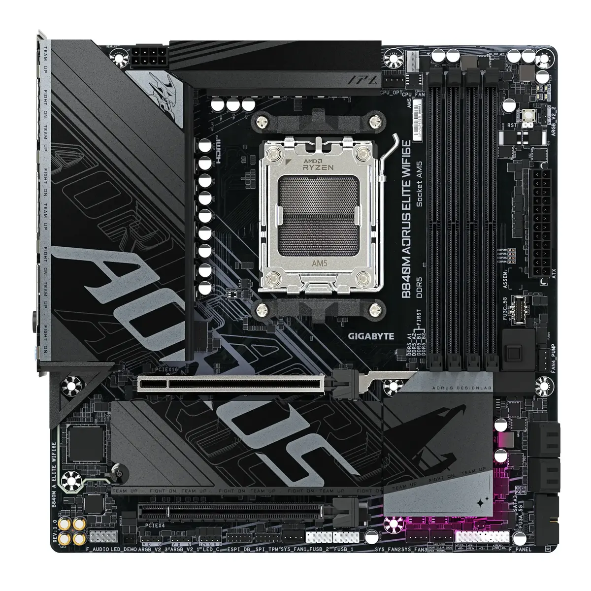 Mātesplate GIGABYTE B840M AORUS ELITE WIFI6E Photo 2