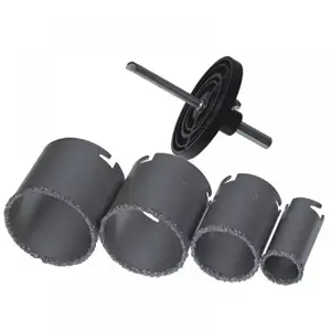 Hole saw set Dedra DED1518 — 5-piece kit for brick, plastic, tile