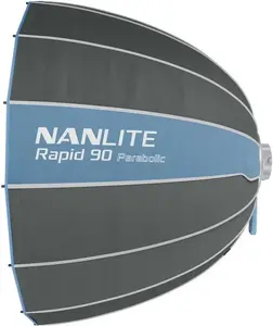 Paraboliskais softboks Nanlite SB-RP90 Rapid 90 — paraboliskais softboks studijas apgaismojumam