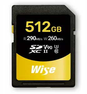 Flash Memory Wise 512GB SDXC UHS-II V90 WI-SD-N512