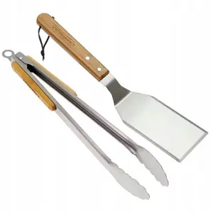 Campingaz grill utensils set Duo — stainless steel spatula and tongs (MPN 2212148)
