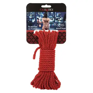 Bondaža CALEXOTICS SCANDAL RED BDSM ROPE 10 M