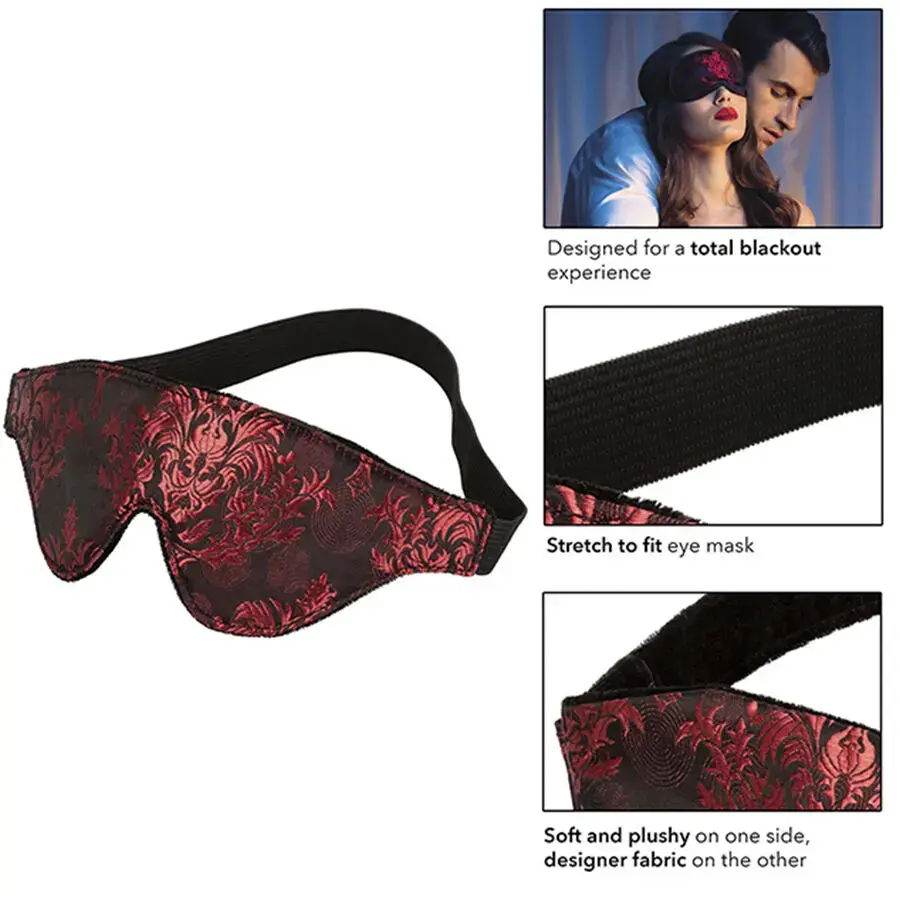 Маска для глаз CALEXOTICS Scandal Opaque Red Photo 3