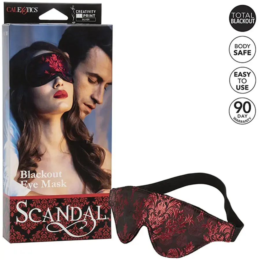 Маска для глаз CALEXOTICS Scandal Opaque Red Photo 4