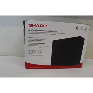 Sharp AQUOS CP-AWS0101 bezvadu telpiskās skaņas zemfrekvences skaļrunis ar Wi-Fi
