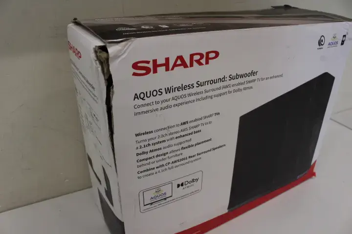 Sharp AQUOS CP-AWS0101 bezvadu zemfrekvences skaļrunis Photo 2