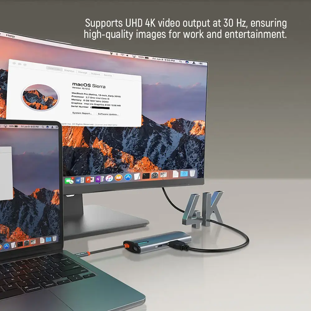 ColorWay CW-HUB01 USB-C 5‑in‑1 dokstacija Photo 7