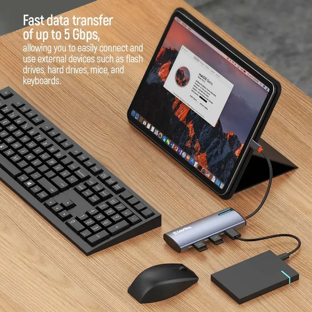 ColorWay CW-HUB01 USB-C 5‑in‑1 dokstacija Photo 9