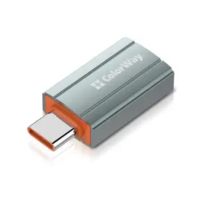 USB-A (sieviete) uz USB-C (vīrietis) adapteris ColorWay CW-AD-AC — kompakts