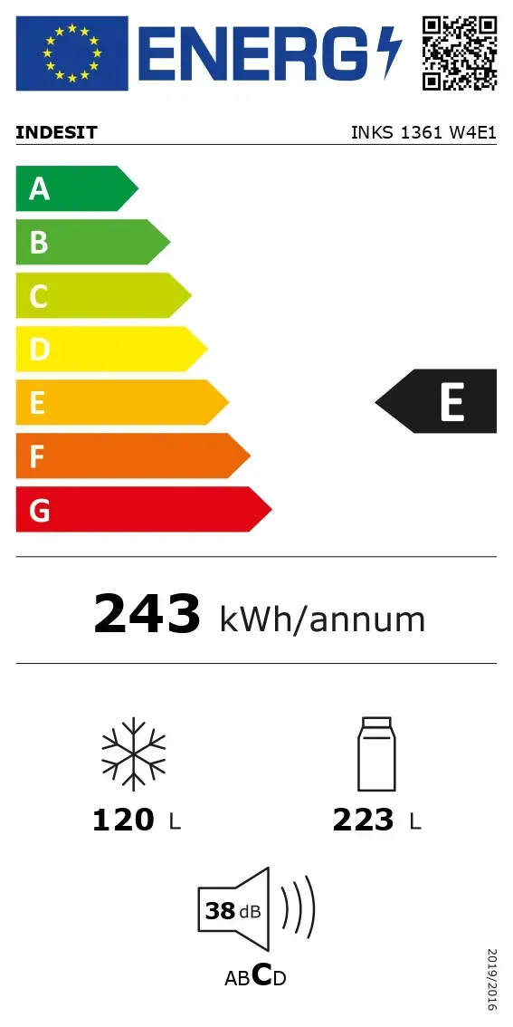 INDESIT INKS 1361 W4E1 напольный холодильник Photo 2