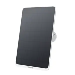 Saules paneļi Reolink SP3-W 12W 6V USB-C IP65 āra lietošanai, 360° horizontāla, 90° vertikāla, kabelis 4 m, baltas