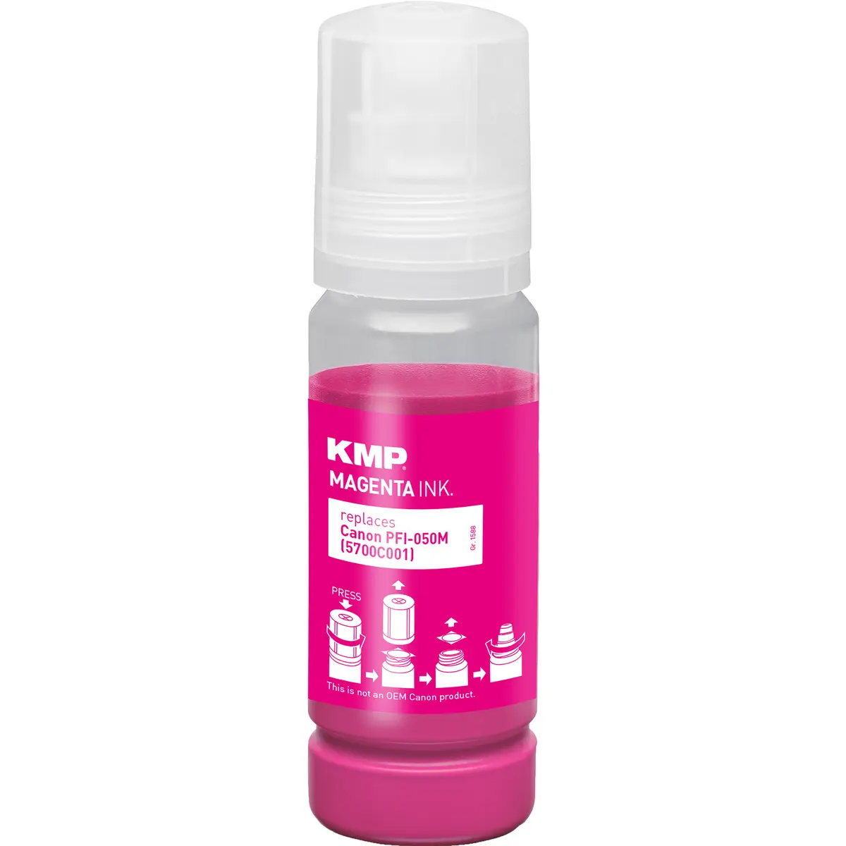 Kārtridžs KMP Canon PFI050M magenta, 1588