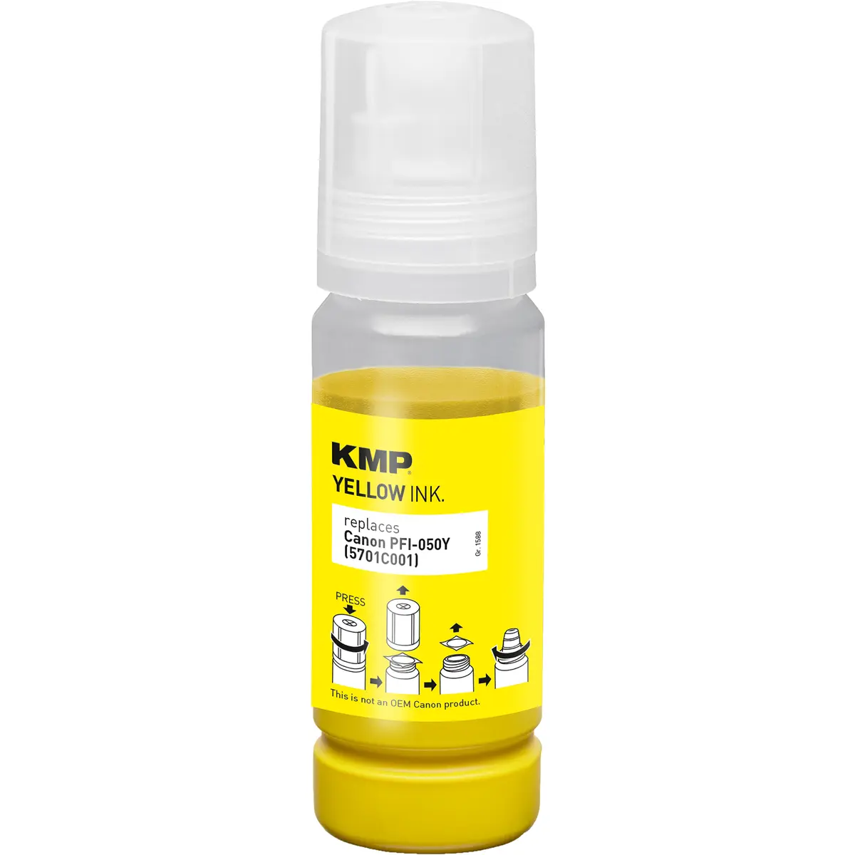 Kārtridžs KMP Canon PFI050Y (5701C001) dzeltenais