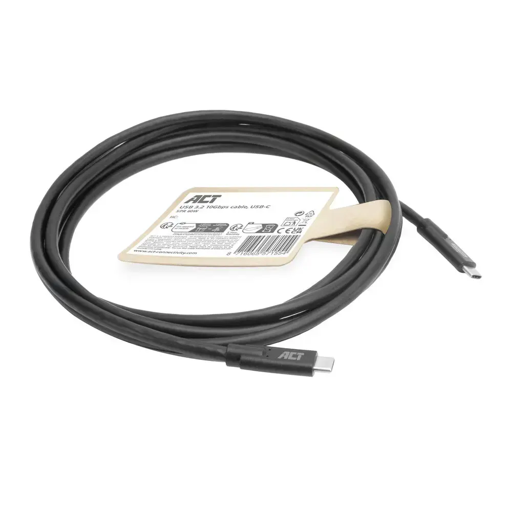 ACT USB 3.0 10Gbps 60W USB Type-C Cable Photo 2
