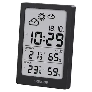 Weather station SENCOR SWS2300B — indoor/outdoor temperature and humidity monitoring, 1 wireless sensor, 433.92 MHz