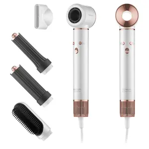 Фен-щетка SENCOR SHS9100RS 1000 Вт, керамическое покрытие, съёмная щётка, 5 насадок