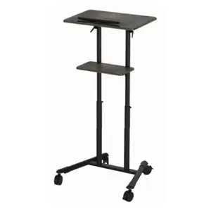 Stāvošais galds Gembird TVS-DESK-01-BK Melns 20 kg 1110-1345 mm