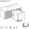 Dunavox DAUF39.119DB.TO двухзонный винный шкаф Photo 3