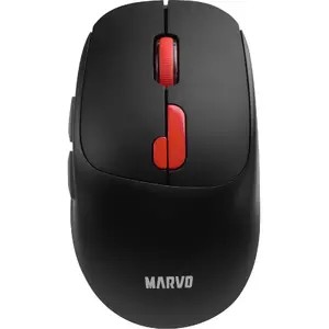 Проводная эргономичная мышь Marvo M809W Black — USB-подключение, правосторонний дизайн