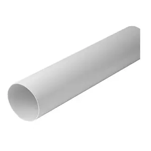Kondūktors EUROPLAST A150-1 DN150 1 m — ventilācijas caurule, ciets PVC, diametrs 150 mm, garums 1 m