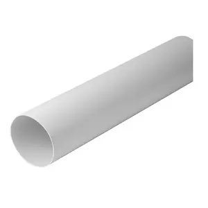 Caurule EUROPLAST A125-1.5 DN125 1,5 m — EUROPLAST A125 DN125 ventilācijas/tehniskā caurule 1,5 m