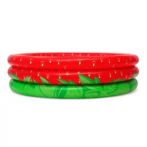 Inflatable play pool Bestway H2OGO! Sweet Strawberry, round, 508 L capacity, multicolour, from 2 years