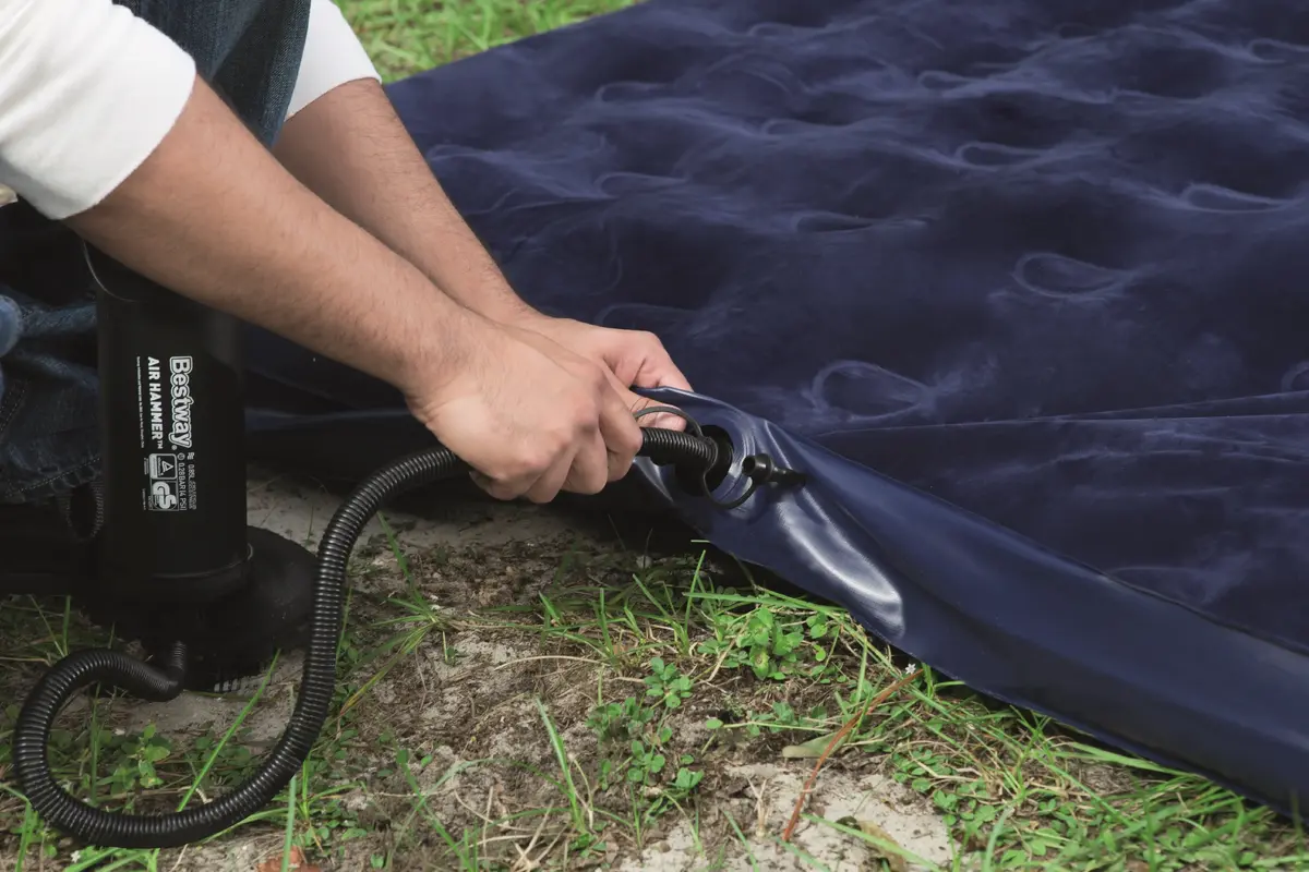 Double mattress Bestway Flocked Airbed King Photo 3
