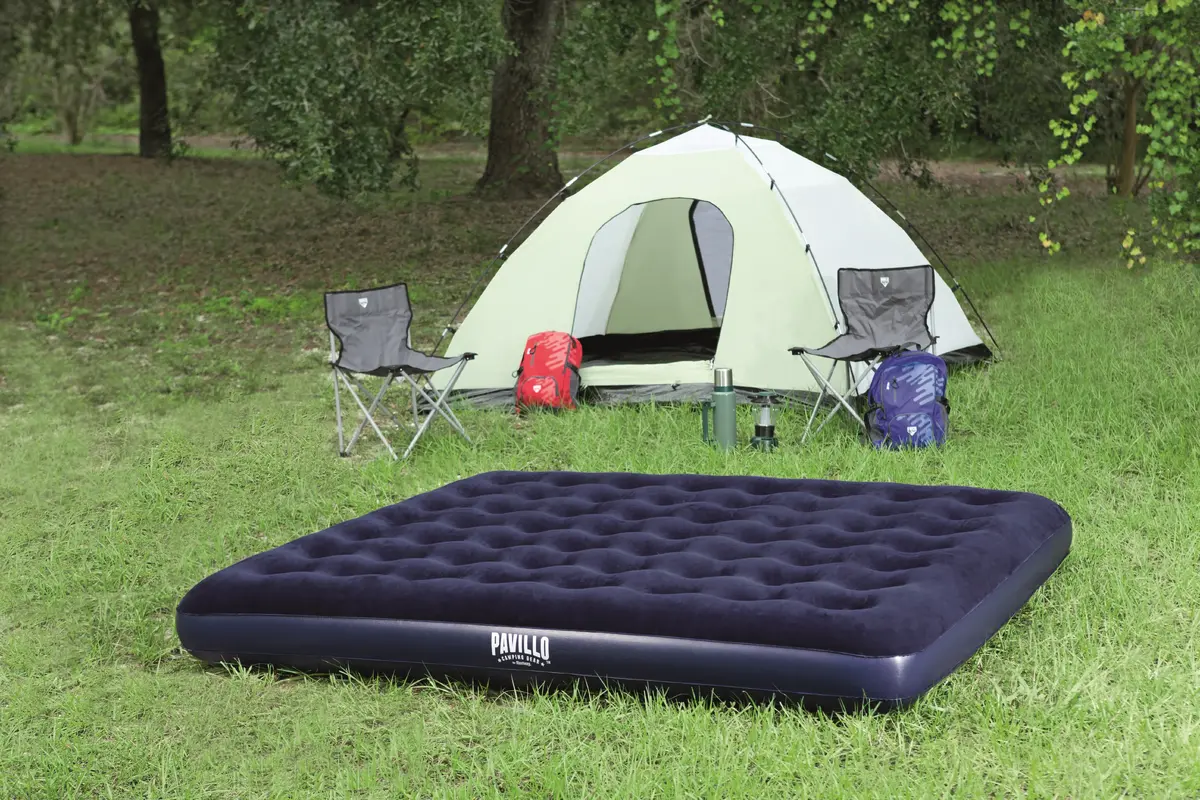 Double mattress Bestway Flocked Airbed King Photo 15