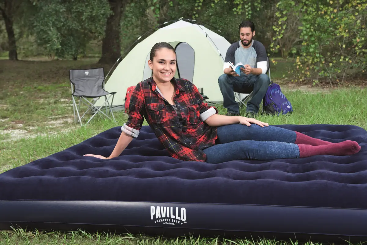 Double mattress Bestway Flocked Airbed King Photo 17